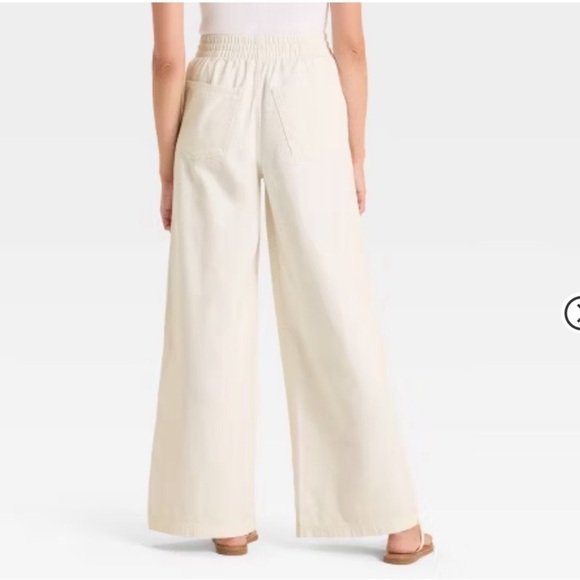 Universal Thread High Rise Drawstring Wide Leg Relaxed Fit Beach Pants XL - Picture 2 of 8